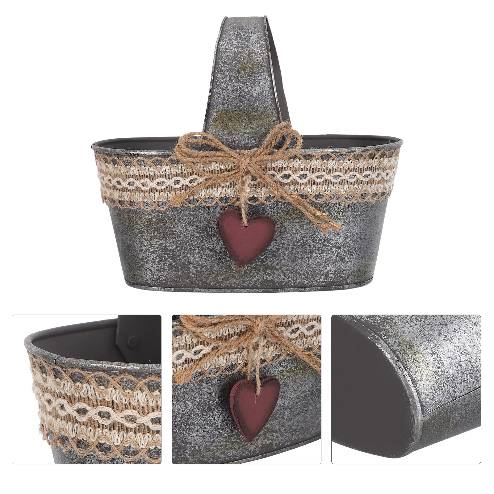 

Flower Pot Decorative Ornaments for Garden Home Office Desk Indoor Outdoor Resin Craft Figurines Small Garden Statue