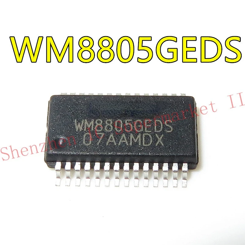 1pcs/lot WM8805GEDS WM8805 SSOP-28 In Stock 8:1 Digital Interface Transceiver with PLL