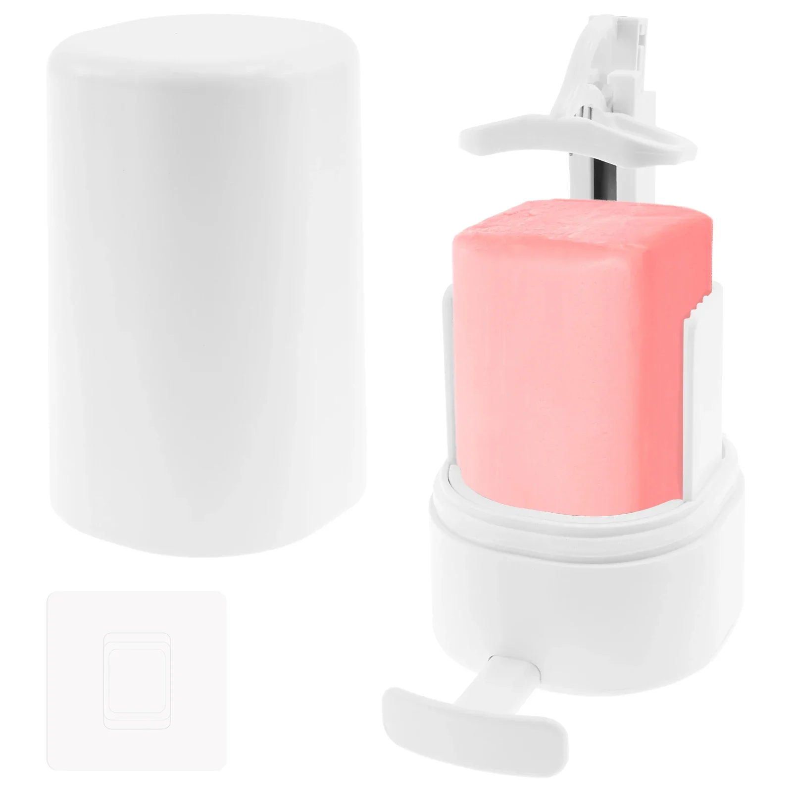 

Новая шлифовальная машина для мыла, портативный настенный держатель для шлифовальной коробки для мыльного порошка без сверления, многоразовый дозатор для мыла для ванной комнаты