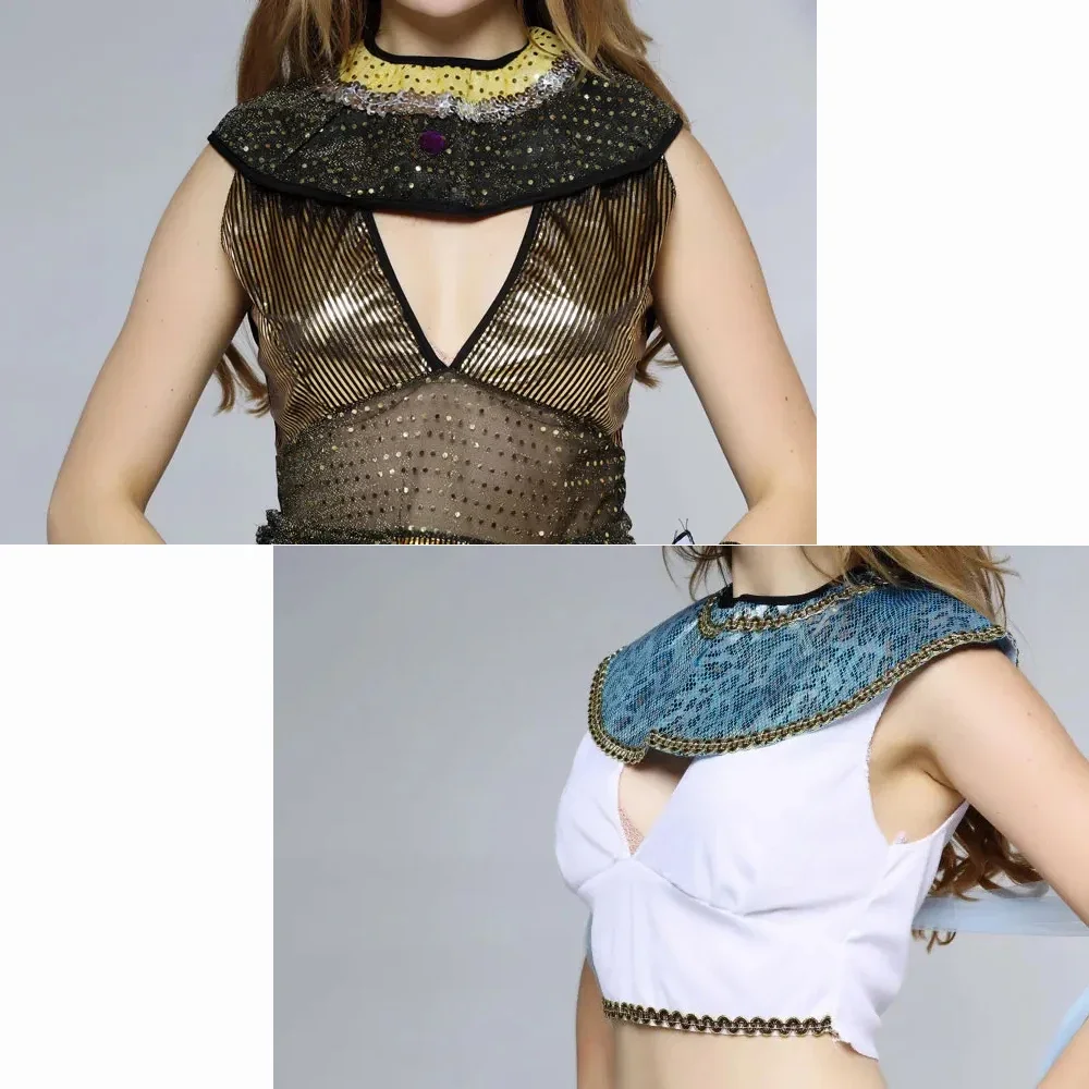 أزياء الهالوين مصر القديمة الفرعون المصري الملك الإمبراطورة كليوباترا الملكة زي تأثيري الملابس للرجال والنساء #6