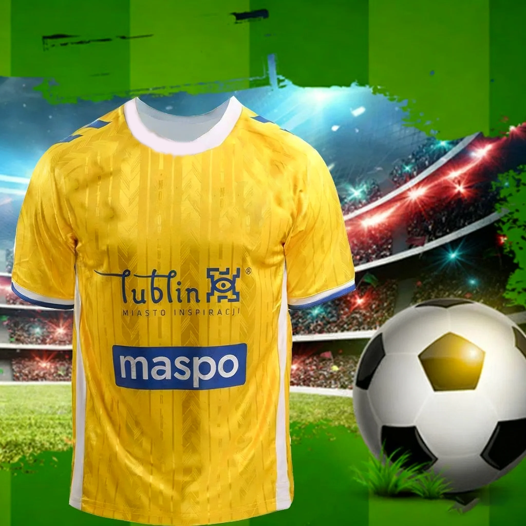 26/25 جديد البولندية لكرة القدم جيرسي تنفس التجفيف السريع فضفاضة قصيرة الأكمام قميص في الهواء الطلق الدراجات اللياقة البدنية ملابس رياضية غير رسمية