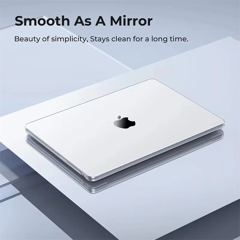 Crystal Clear Laptop Case For Macbook Neo 2026 A3404 Air 13.6 M4 15 M3 Hard Cover Pro 13 16 M1 M2 14 Sleeve Pc Accessories Cover