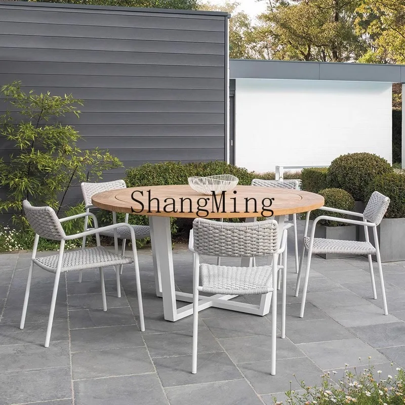 CL Tisch und Stühle, Innenhof, Garten, Balkon im Freien, Freizeit, Rattanstuhl, Kombination, Terrasse, Rattangeflechtung