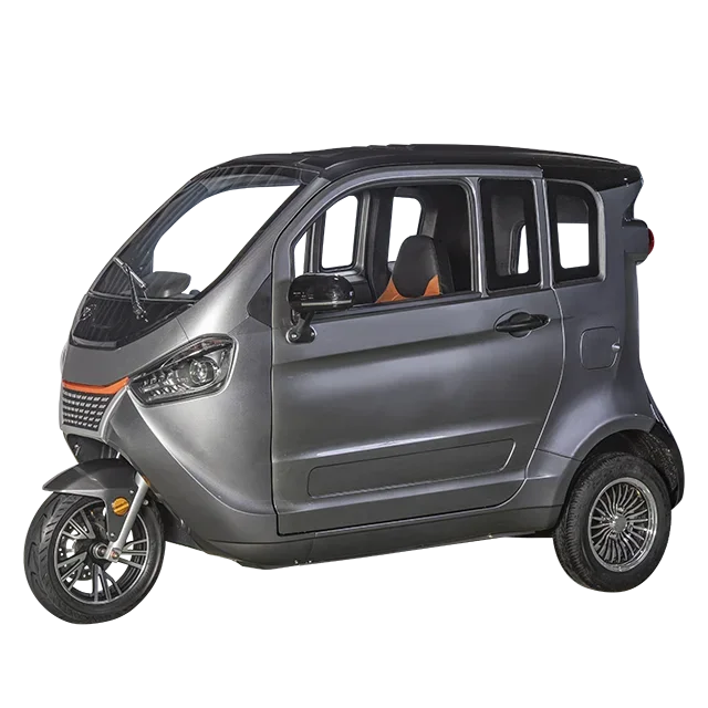 Electric Vehicle 2000w E Motor Electric Fully Enclosed Tricycle Cheap 3 Wheel 4 Wheel 60V Closed 3 Wheel Bike Taxi for Sale Eec