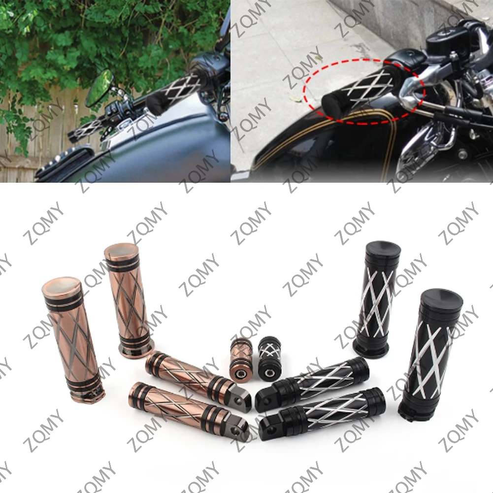 5Pcs/Set Motorcycle Footrest FootPeg Hand Grips Shifter Peg For Harley-Davidson Sportster XL 1200 883