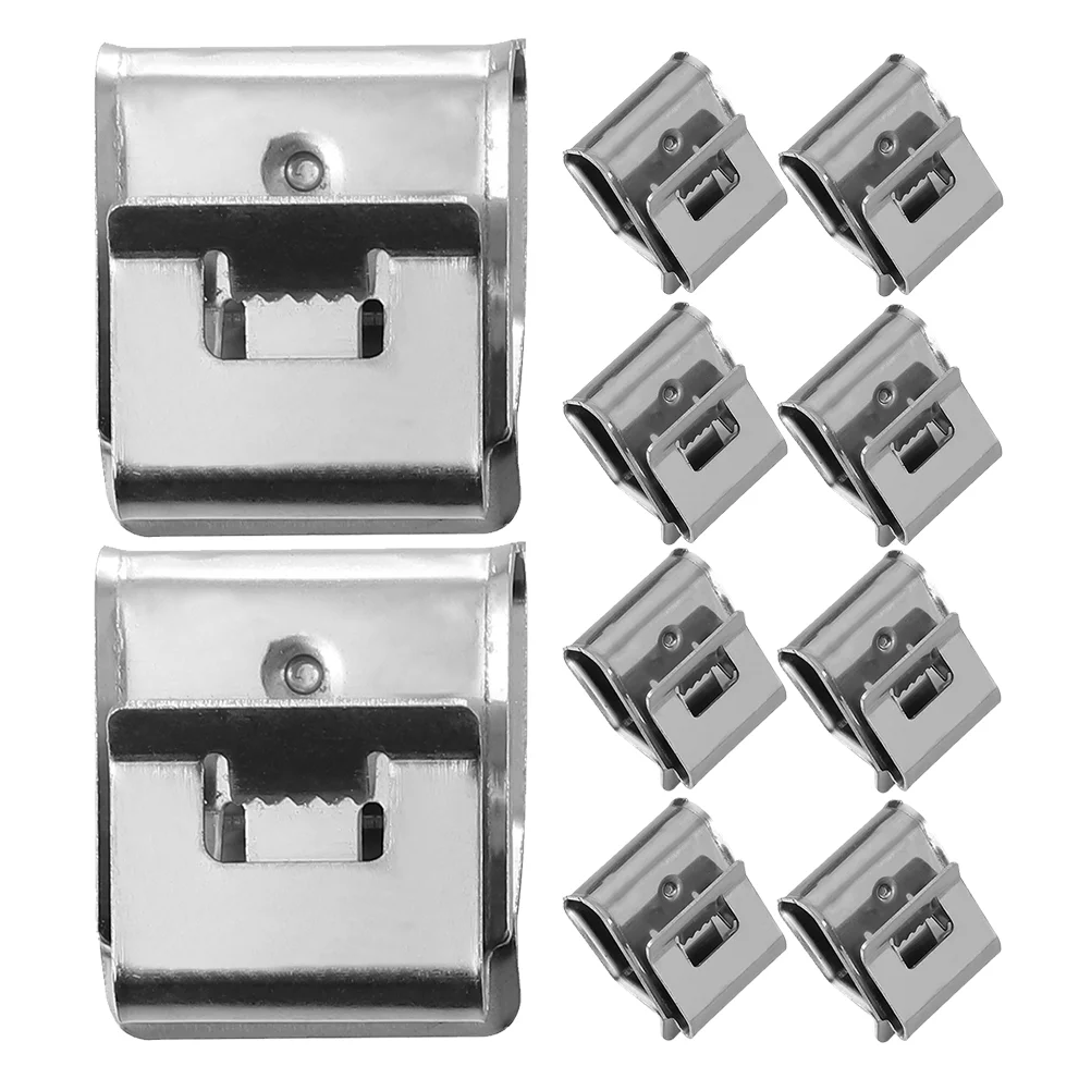 55 Pcs Cord Volt Ground Clamp Clips Frame Solar Panel Wire Cable Zip Ties Thread Holder