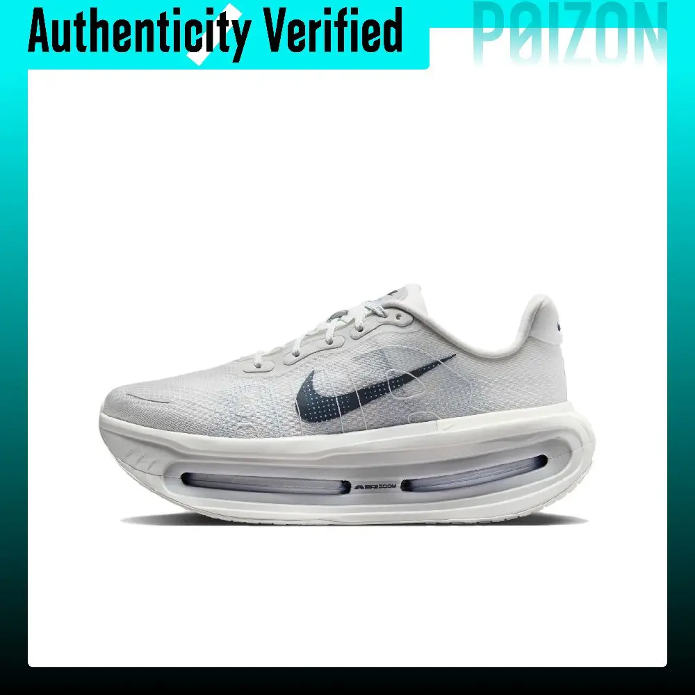 Nike Vomero Premium Mesh Breathable Rebound Low-top Running Shoes Men's Gray White HQ2050-104