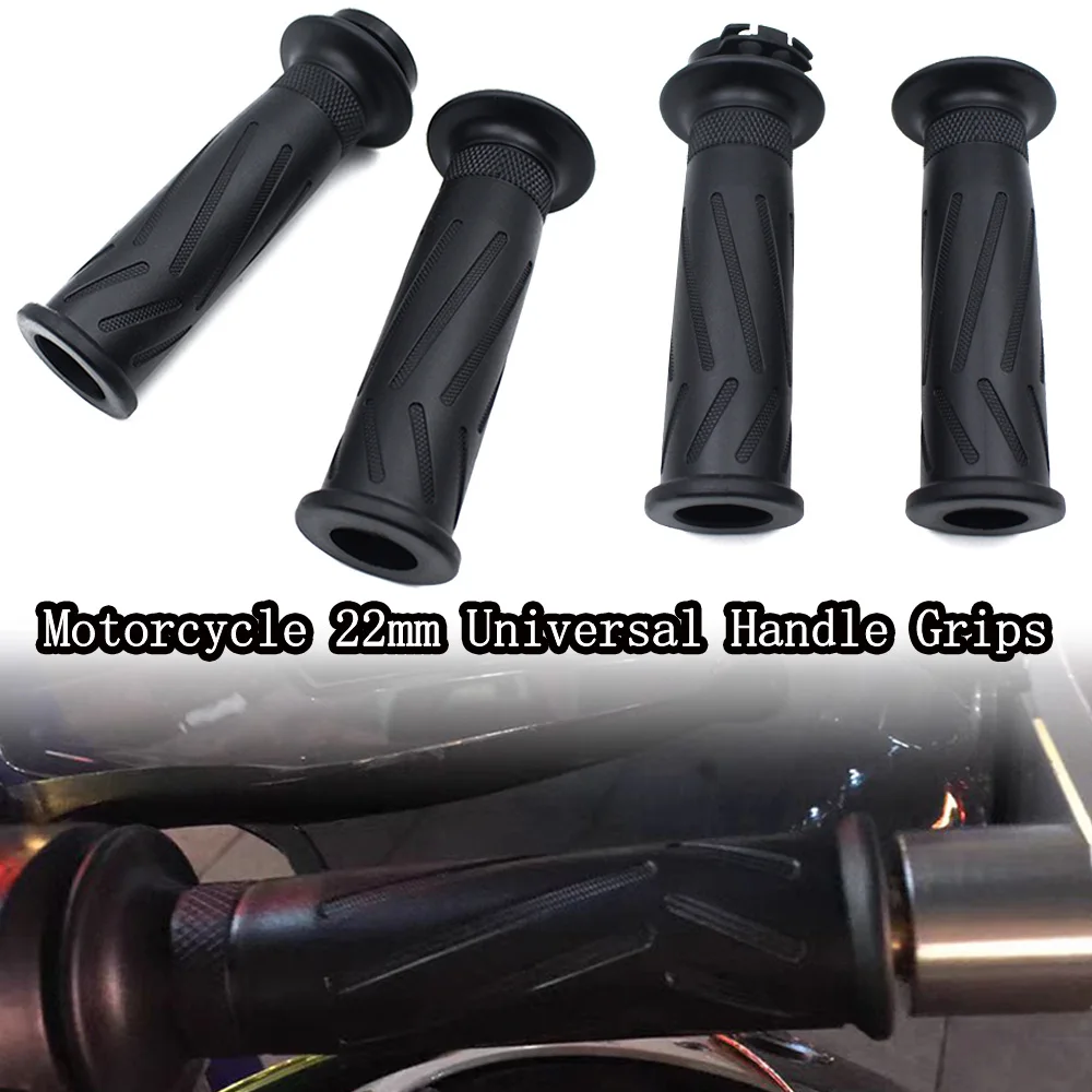 For Yamaha R1 R6 R3 FZR400 YZF R1M R1S R125 22mm Handlebar Glue Handle Bar Grips Throttle Black Motorcycle Accessories