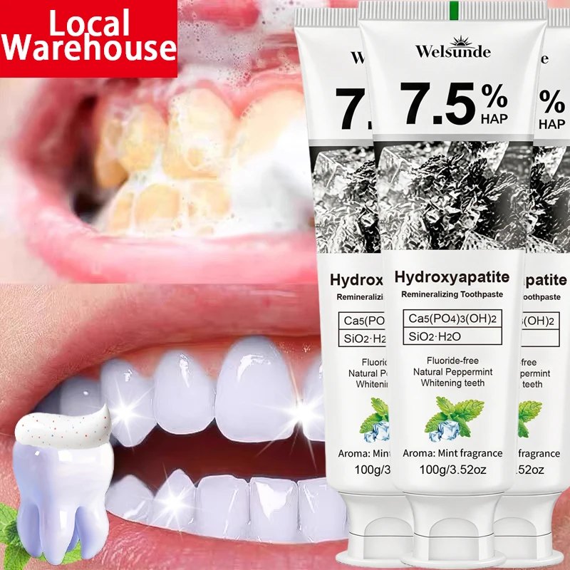 Hydroxyapatite Remineralizing Toothpaste for Whitening