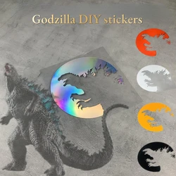 Anime Godzilla VS king kong DIY Hollow out Stickers Decorative Laptop Skateboard Car Water Cup Waterproof Stickes 5 colors