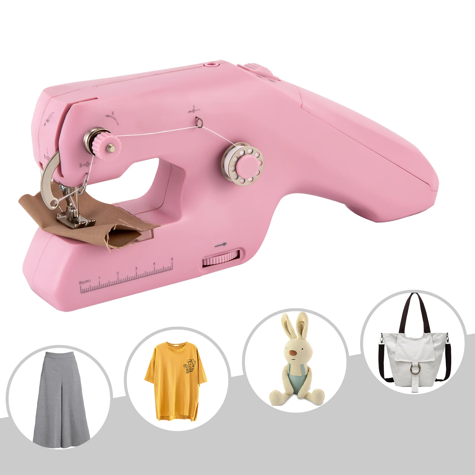 Mini Handheld Eectric Sewing Machine Automatic Winding Device IP20 Direct Current 4.8W ZDML-6