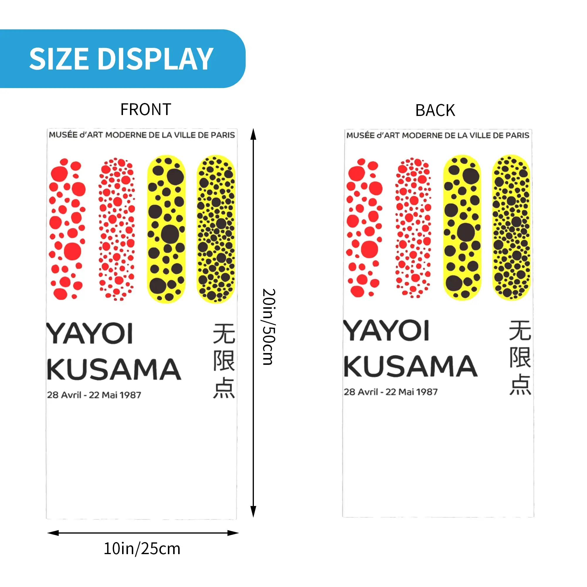 Yayoi Kusama Abstract Pumpkin Neck Gaiter Women Men UV Protection Winter  Bandana Scarf for Ski
