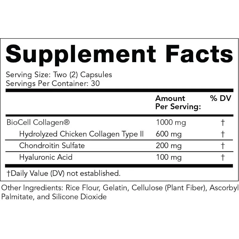 Biological Cell Collagen Capsules, 60 Capsules