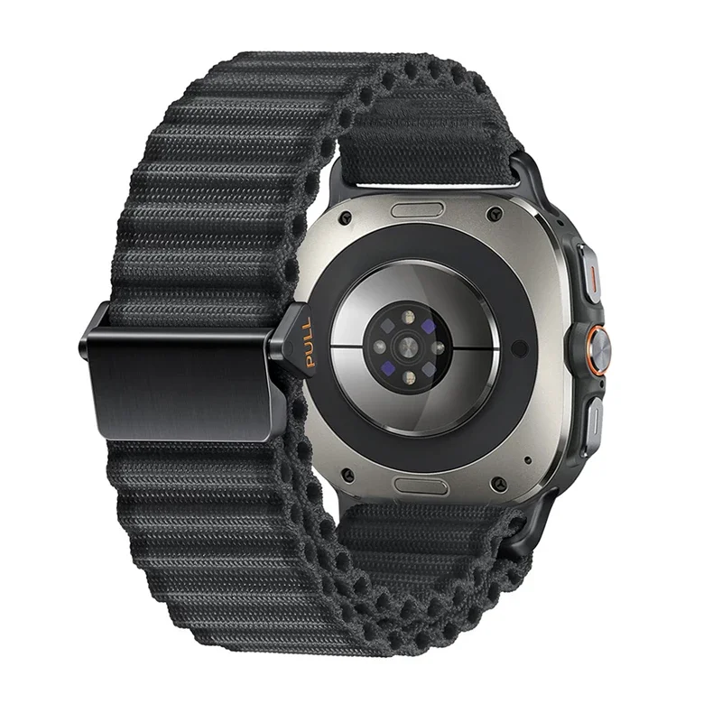 Trail Band für Samsung Galaxy Watch Ultra 47 mm Nylon-Schlaufenarmband für Galaxy Watch LTE 47 mm, keine Lücken, Quick-Fit-Armband-Zubehör – Detail 6