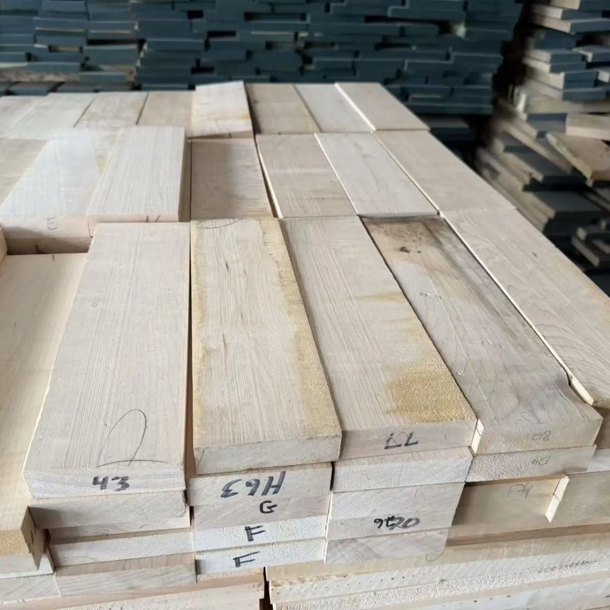 North American Hard Maple Lumber Solid Wood Board Furniture Craft DIY Carving Timber Blanks 300*90*23mm