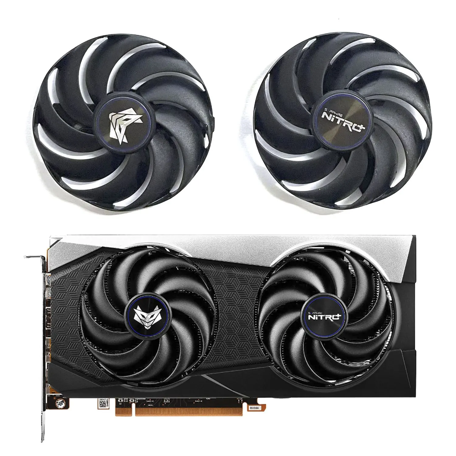 

New 87MM 6PIN CF9010H12D DC 12V 0.35ARX6600 GPU Fan for Sapphire Nitro+ AMD Radeon RX 6600 XT Graphics Card