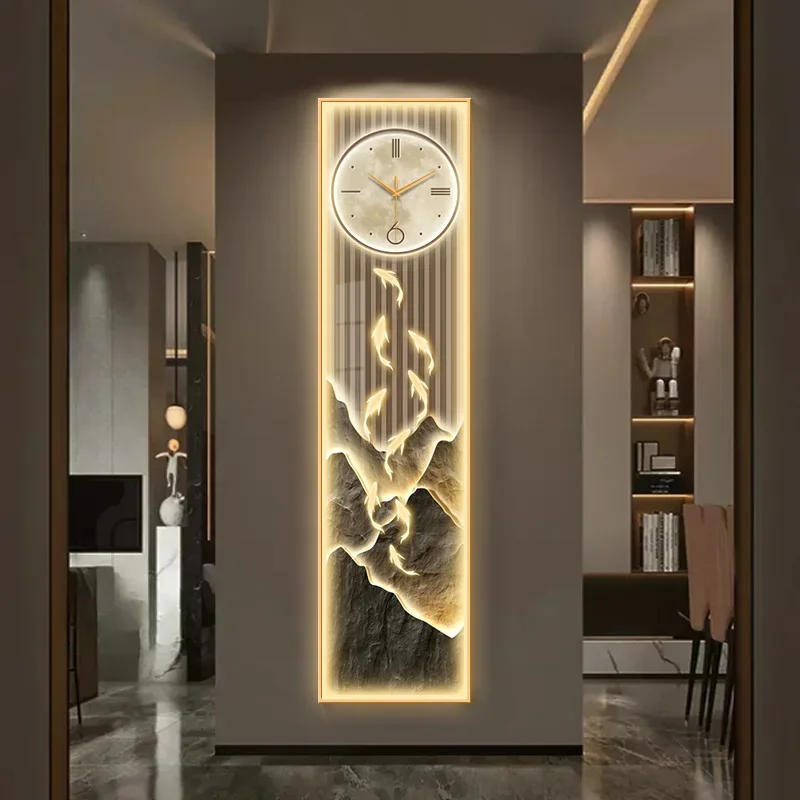 Minimalist Nordic Wall Clocks Led Luxury Big Size Modern Wooden Creative Wall Watch Fashion Classic Horloge Murale Decorations