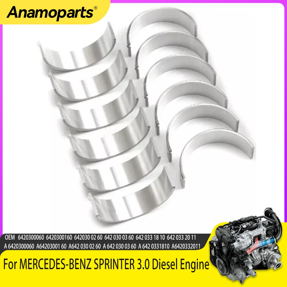 

Connecting Rod Bearings For MERCEDES-BENZ SPRINTER 3.0 Diesel Engine OM642