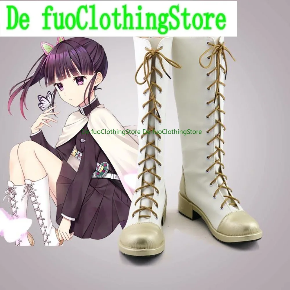 Kanao Tsuyuri Cosplay Men's and Women's Shoes Customized Butterfly