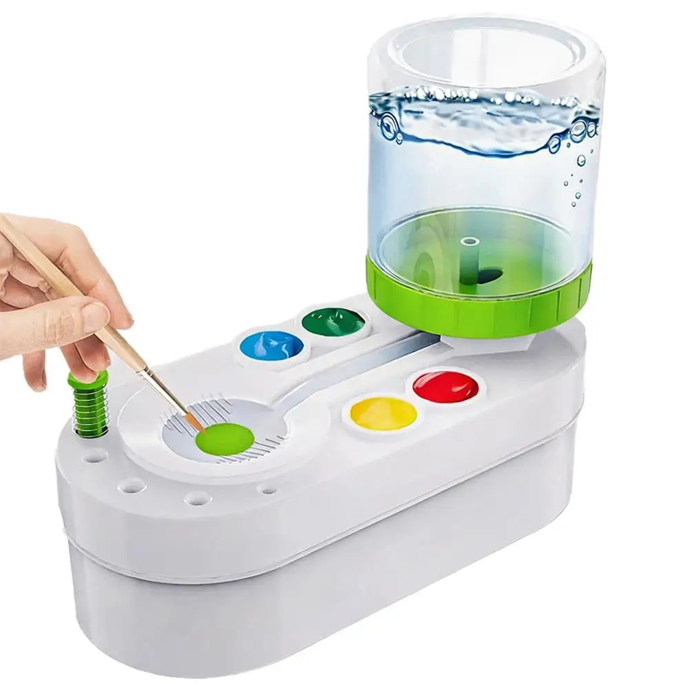 Multifunctional Paint Brush Rinser Tool Portable Brush Washer for Artists Kids Painting Accessories