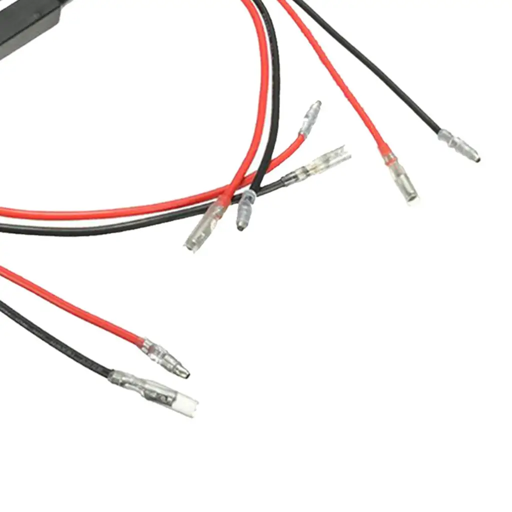 12 فولت دراجة نارية LED بدوره إشارة مؤشر المصباح الكهربي المتعري التتابع محول #6