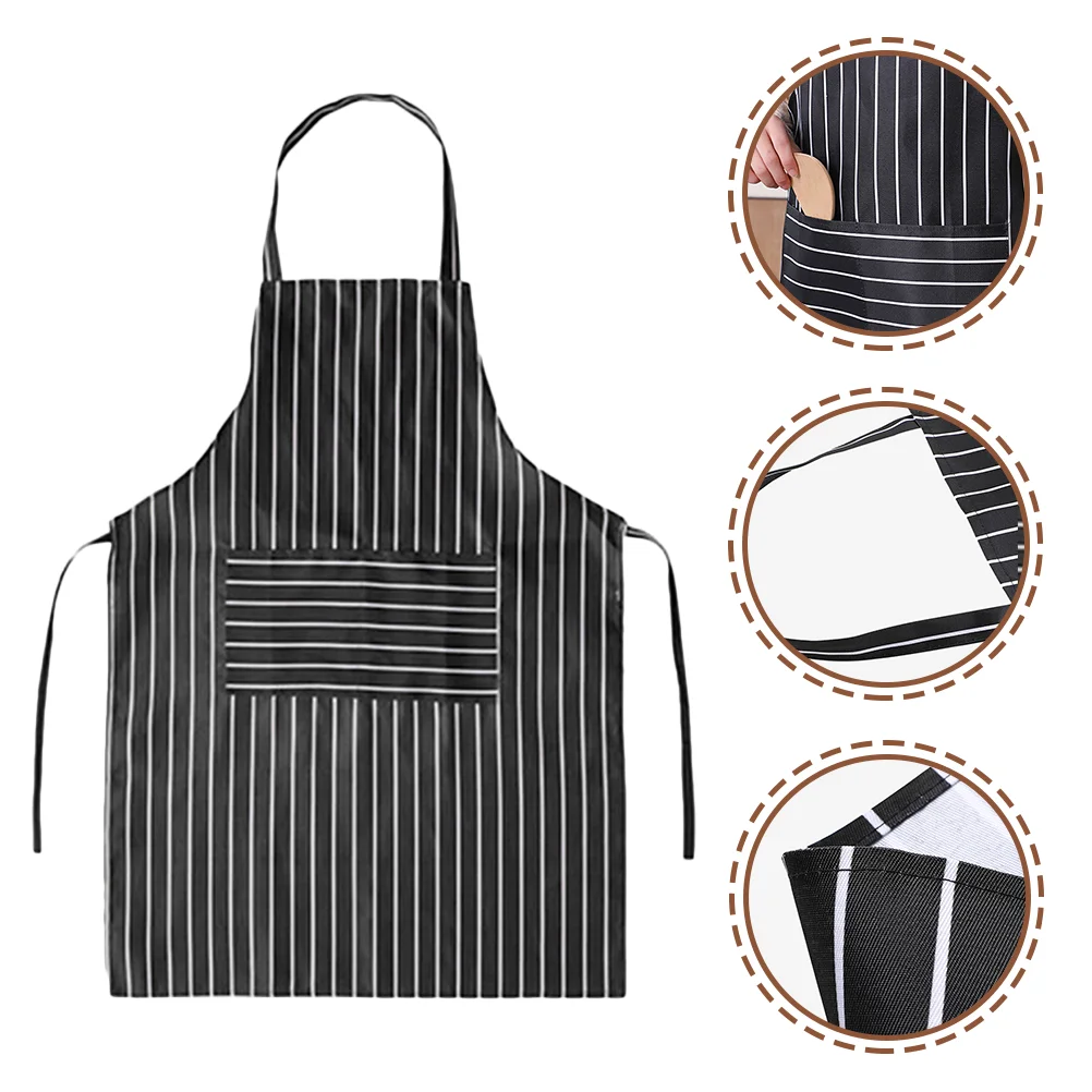 2 Pcs Kitchen Apron Waist Dinner Party for Chef Gift Bust Reusable Bakery Cotton Yarn Card