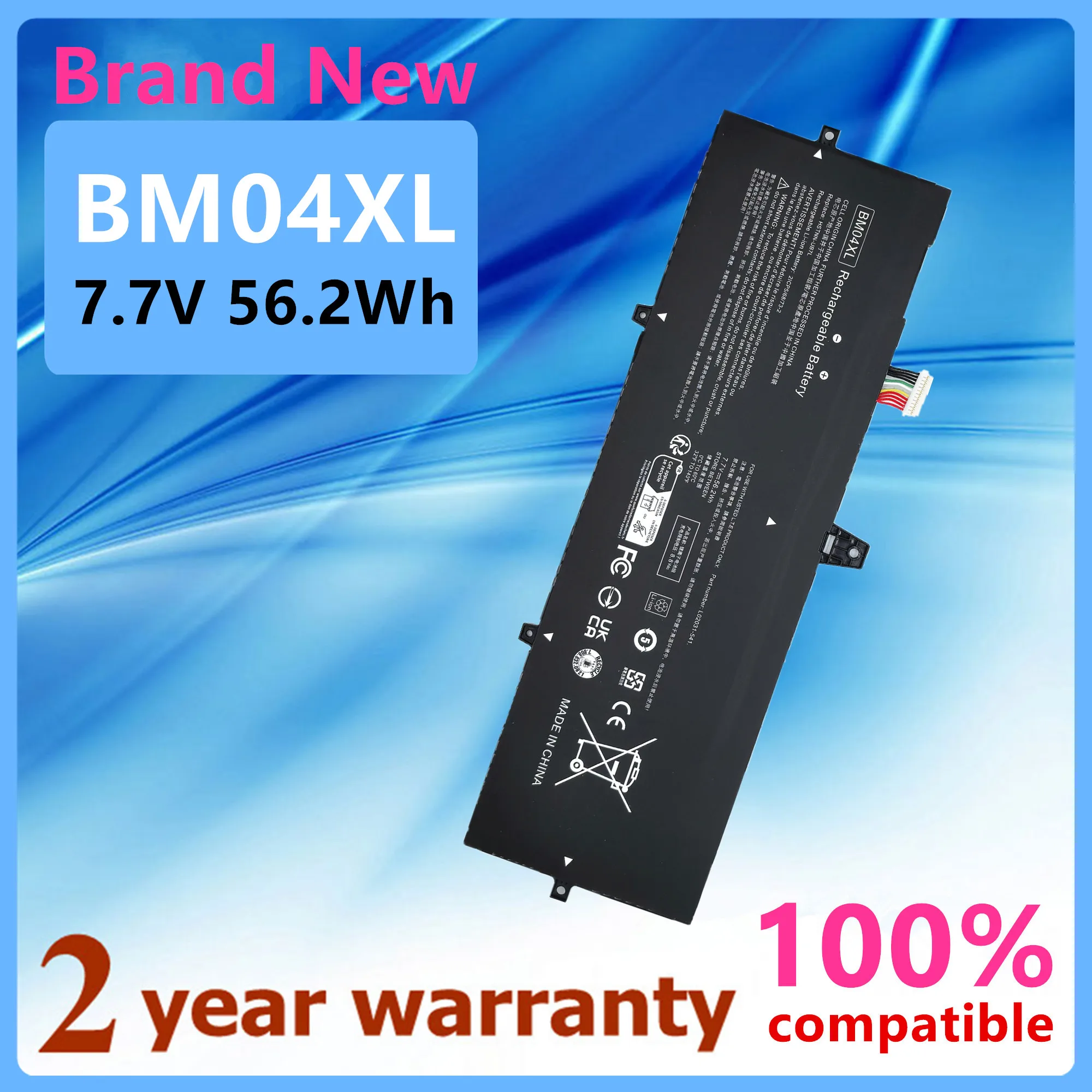 

Laptop Battery For HP EliteBook X360 1030 G3 HSTNN-UB7L HSTNN-DB8L BM04XL L02478-855 L02031-241 BM04056XL