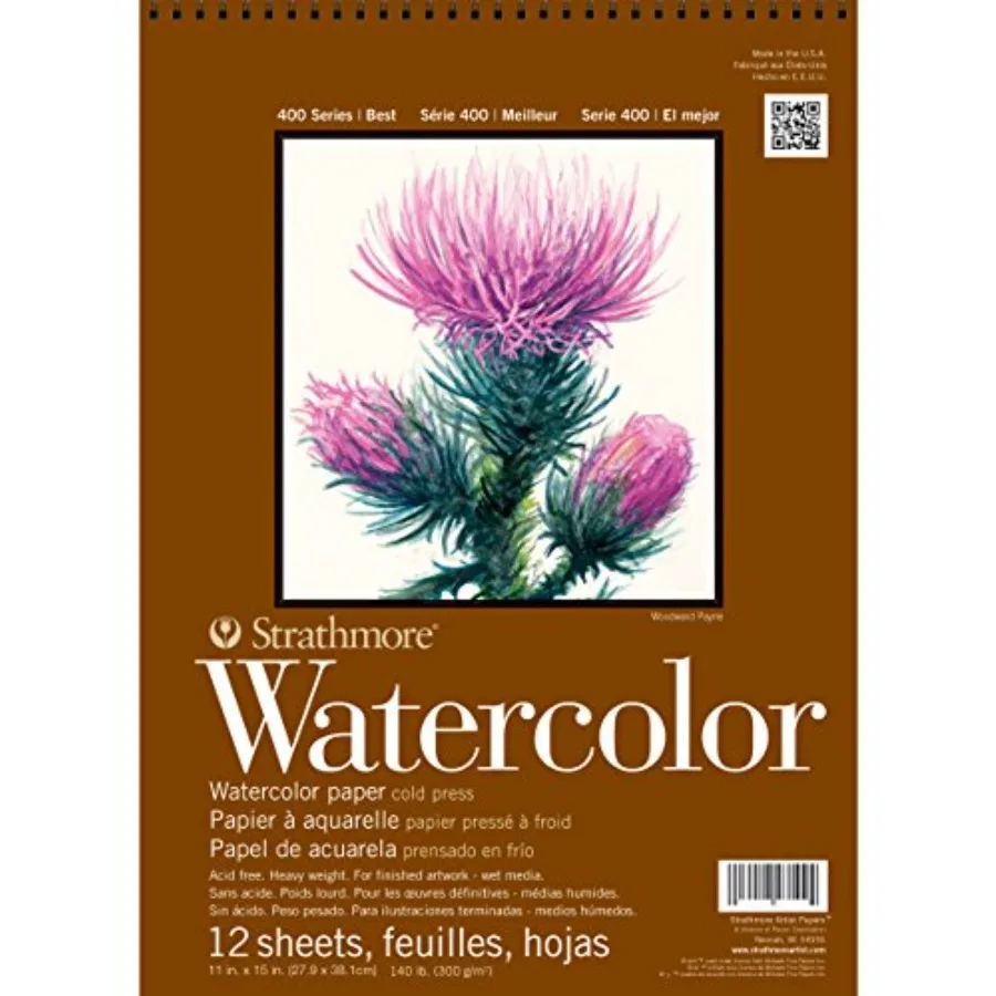 440-2 STR-440-2 Sheet No.140 Watercolor Cp Wire Bound Pad, by