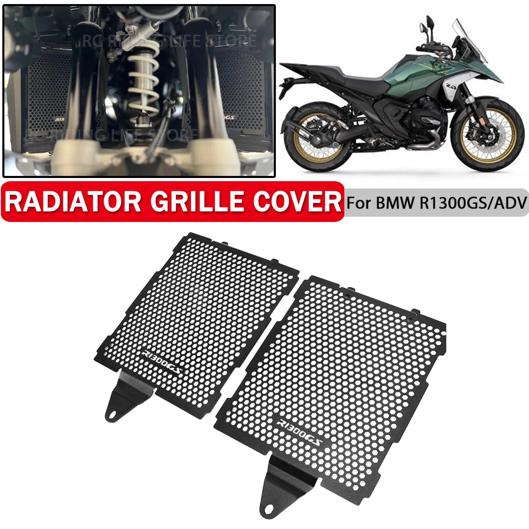 

R 1300GS Motorcycle Radiator Grille Guard Cover For BMW R1300GS ADV GS1300 R 1300 GS GS1300R Adventure Protector Protective