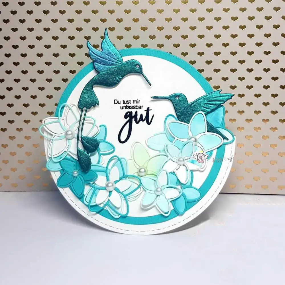 1 قطعة أصبع الحرفية المعادن قطع يموت قطع يموت العفن 2019 زهرة الطنان سجل القصاصات ورقة كرافت ألبوم بطاقة لكمة قاطع فني يموت