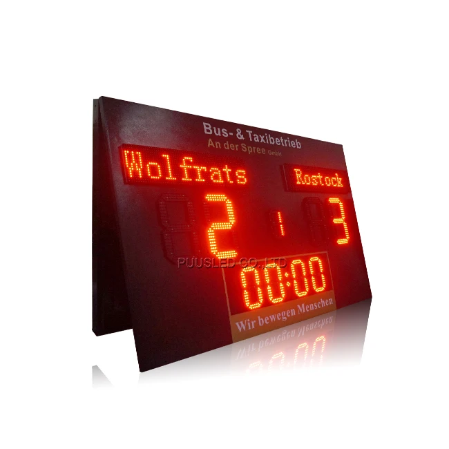 Outdoor Football Led Scoreboard Led Sport Scoreboard for Soccer 7segment Led Digital Sports Scoreboard Score Maker Scoring