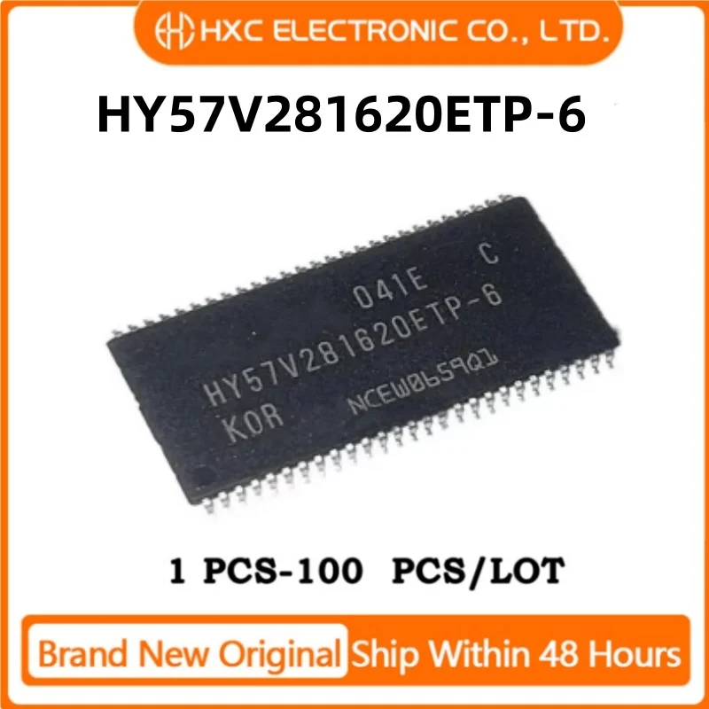 Free Shipping 1PCS/10PCS/50PCS/100PCS HY57V281620ETP HY57V281620ETP-6 Brand New Original CHIP