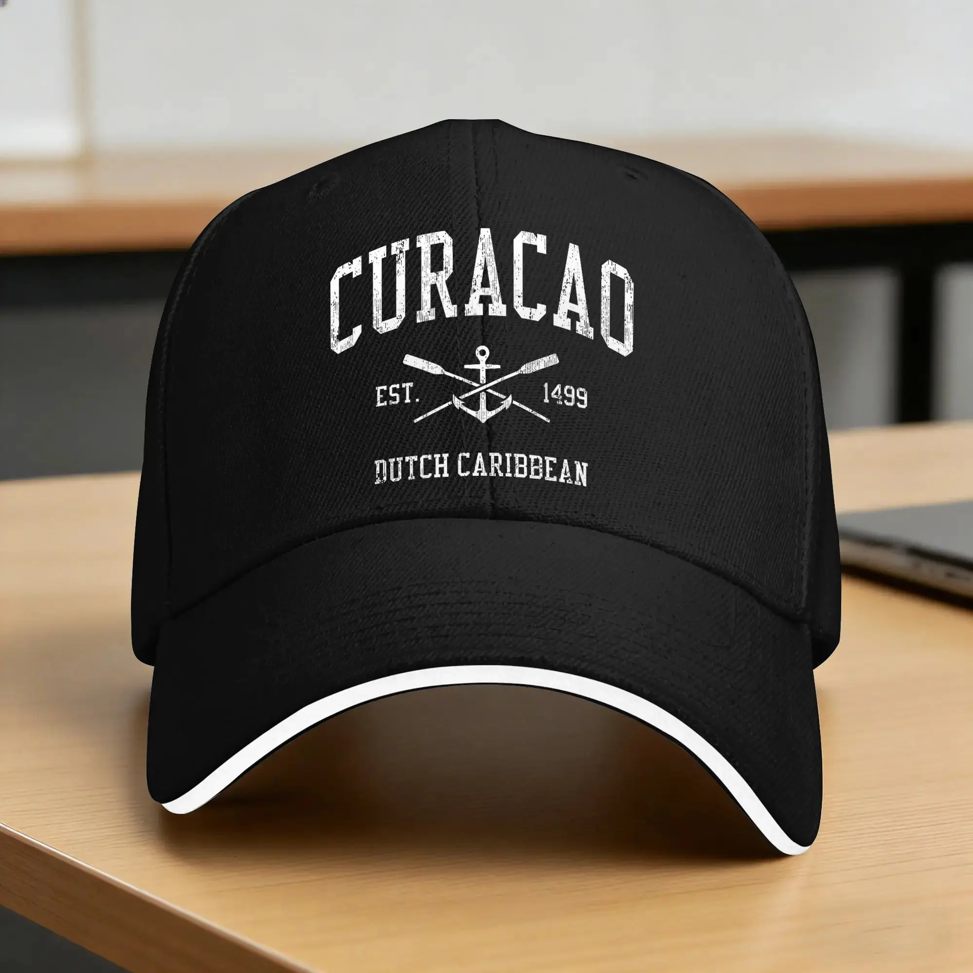 Curacao Vintage Baseball Cap  Unisex-Teens Design Trucker Hat Spring Vintage Tennis Skate Sunscreen Baseball Caps