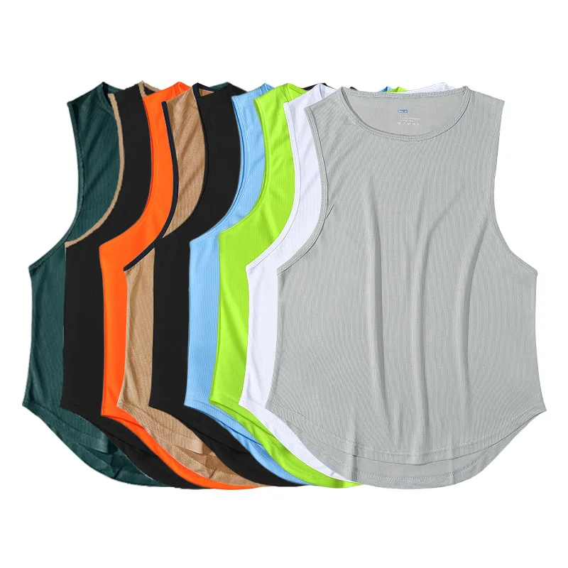 

Adult Men Women Running Outdoor Shirts Tight Gym Tank Top Fitness Sleeveless T-shirts Sport Exercise Basketball Vest Clothes 002