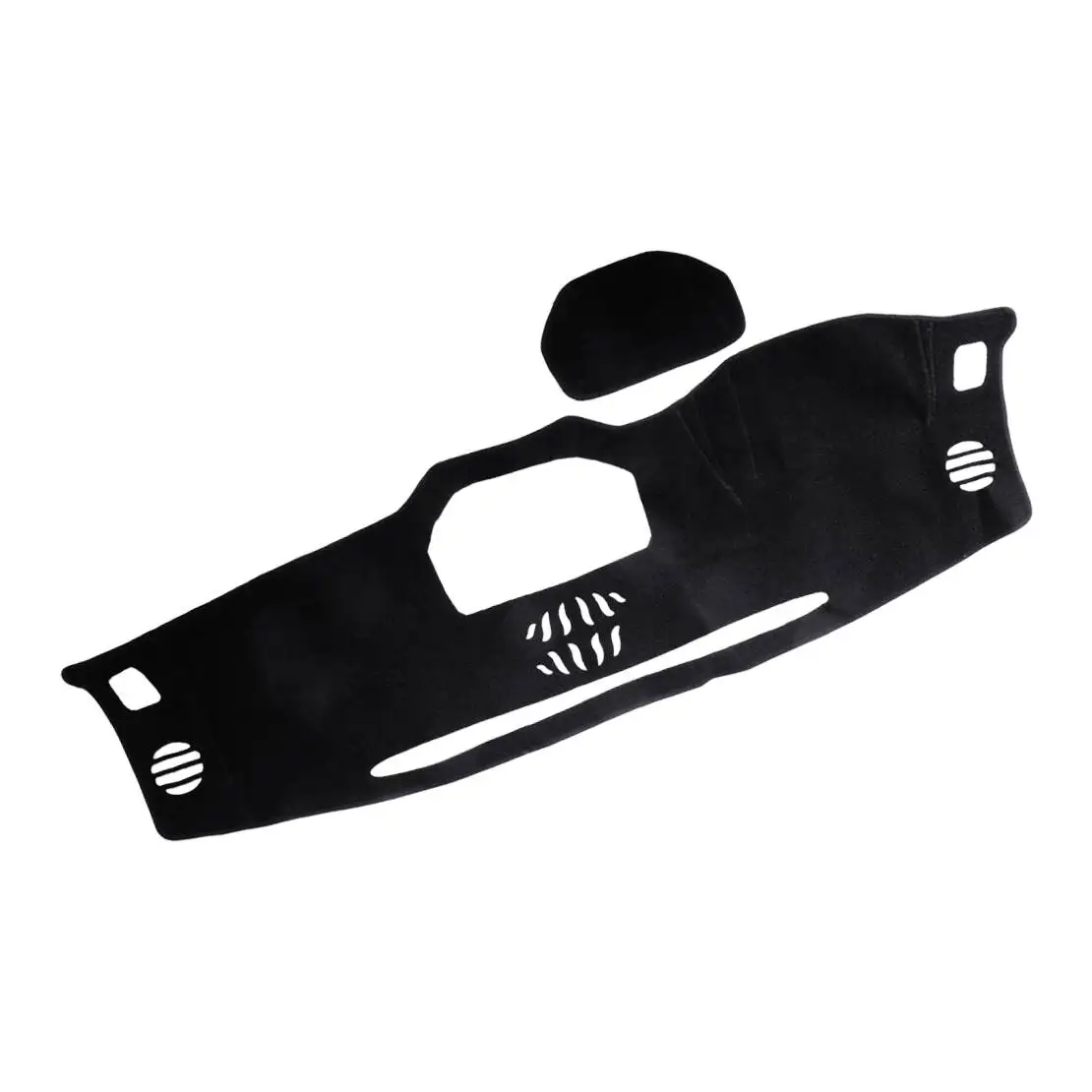 

Car Non-Slip Dash Mat Dashmat Dashboard Cover Pad Protector Fit for Toyota Tundra 2014 2015 2016 2017-2021 LHD Black Polyester
