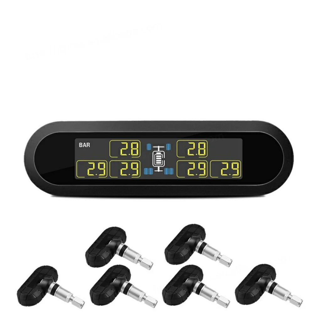 

Горячая распродажа: Беспроводная система контроля давления в шинах (TPMS) для автодомов на 6 колес, 199 PSI