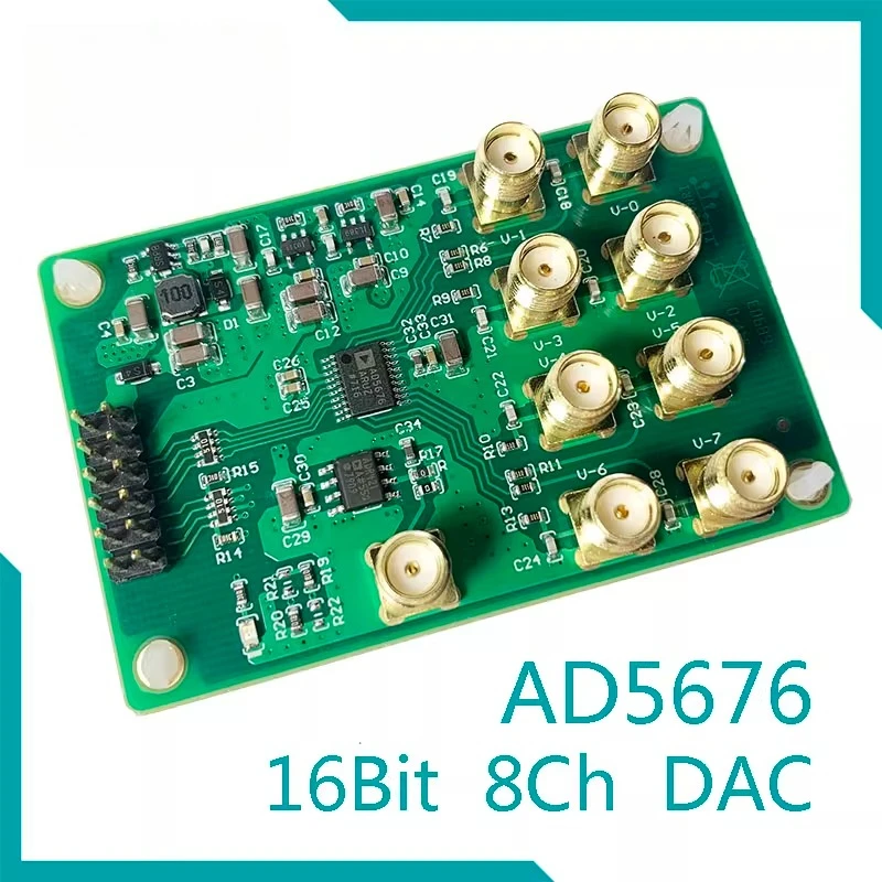 AD5676 16Bit 8ch Channel DAC Module