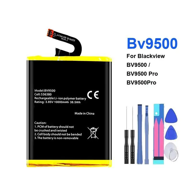 

Аккумулятор 10000 мАч для мобильного телефона Blackview BV9500/BV9500 Pro BV9500Pro