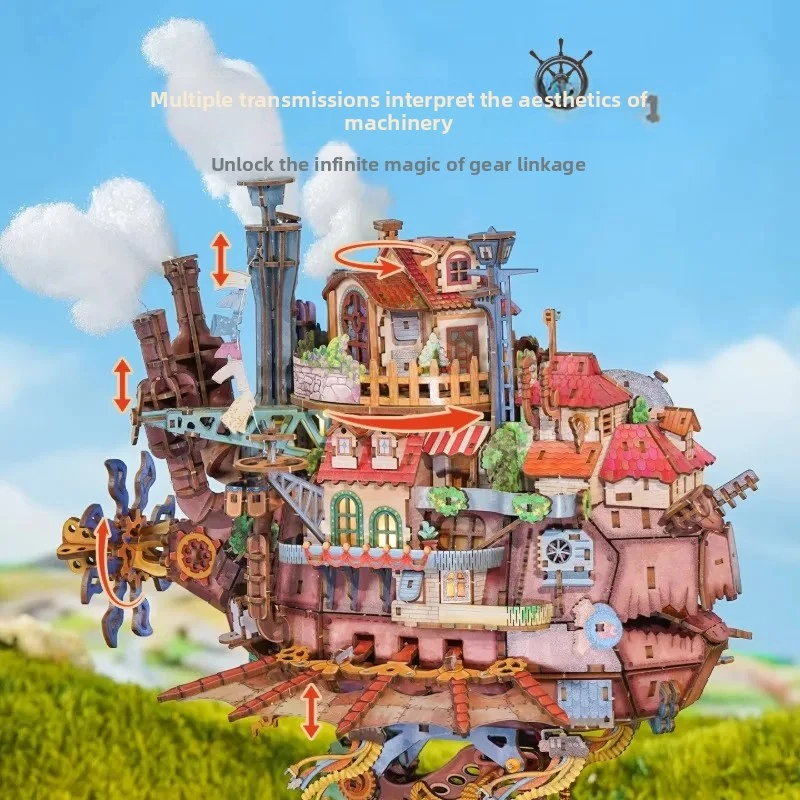 تونيتشير قلعة هاول المتحركة، ل - مراجعة Model Kit Wood وسعره