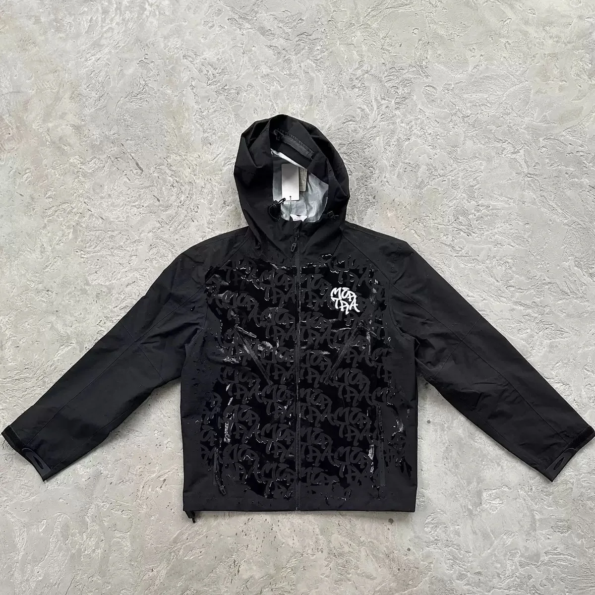 

Mertra Black Waterproof Jacket Street Unisex Trend Brand MERTRA Outdoor Windbreaker Loose Casual Real Photo