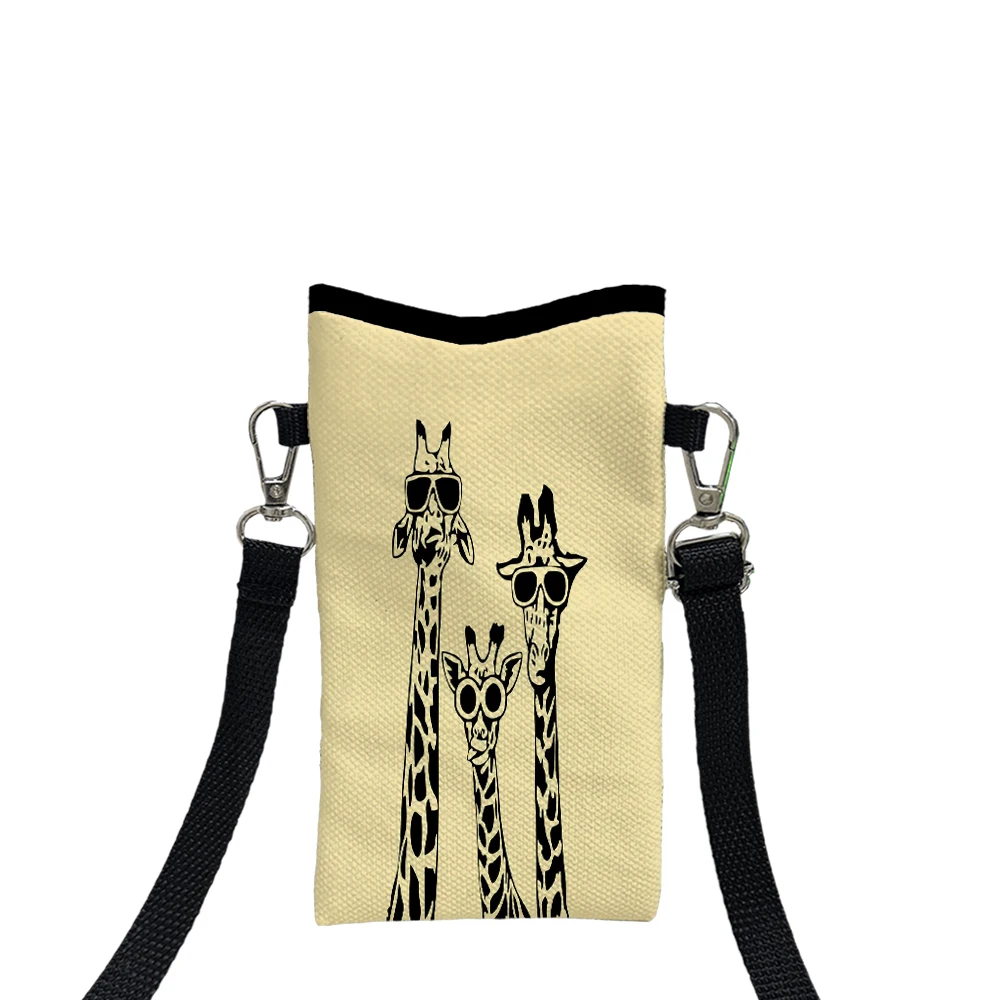 

Giraffe Fashion Mobile Phone Bag Multifunctional Crossbody Phone Bag Adjustable Strap Shoulder Bag for Women 6.20
