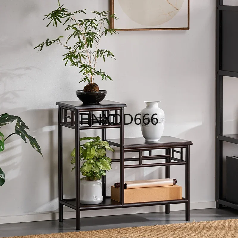 High and low combination flower stand floor rack