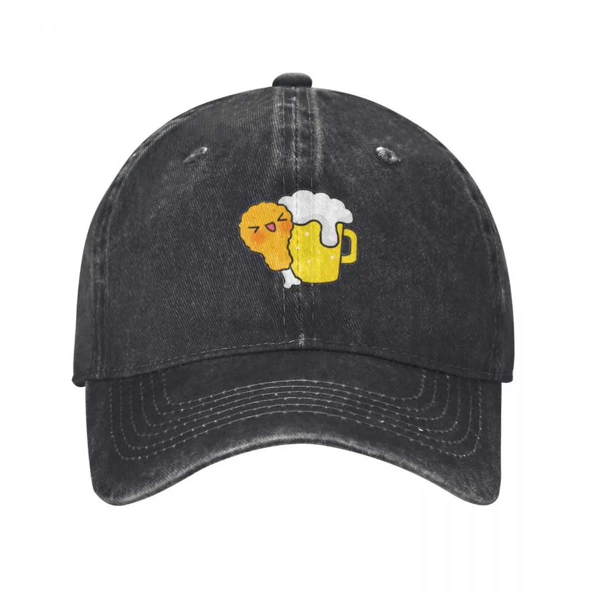 Korean ChiMaek(Chicken&Beer) T-shirt for K-pop, K-drama, Korean Culture lovers! Baseball Cap Beach Golf Men Women's