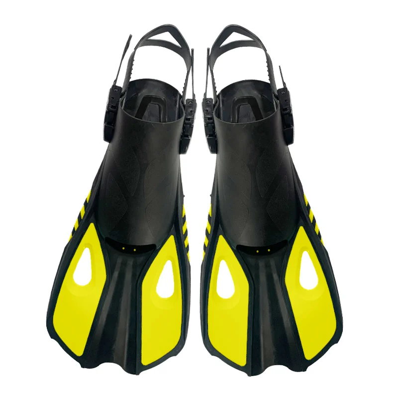 HOt Sell  Swimming  Professional Factory Supply Rubber FinsFins Training Open Heel Adjustable Diving Swimming Finspromote sales