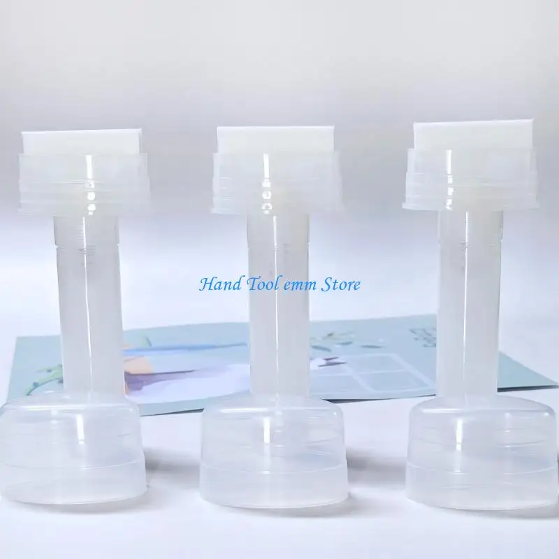 H37F Clear Refillable Plastic Paint Marker Empty Plastic Marker 50mm Empty Marker Oil Water Drawing Marker Large Area