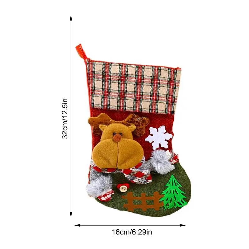 Family Christmas Stockings Festive Family Stockings For Christmas Funny Christmas Decoration Large Capacity Family Stockings