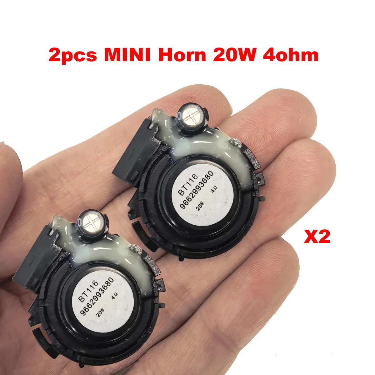 

1pair DIY 1inch MINI Horn 20W 4ohm HIFI Tweeter Dashboard Speaker Treble 12V for Car Amplifier Power Amplifier Board