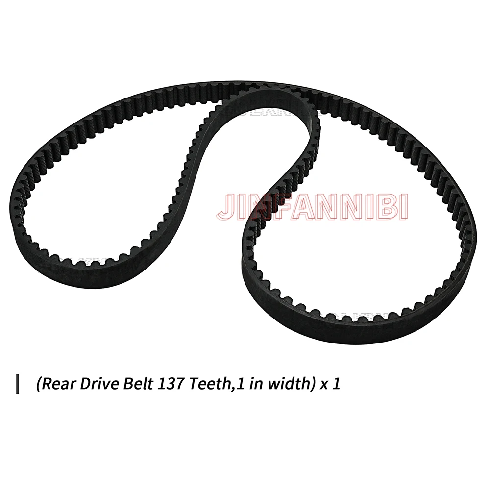 

For Harley-Davidson 2007-2008 Touring Series, 2007-2022 Sportster 1200 Series 137T, 1 Inch Width Drive Belt Replace 40024-07
