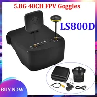 5.8G 40CH FPV Goggles 5Inch LS800D Similar Function EV800D Video Headset DVR Diversity FPV Goggles Build in Battery For RC Drone