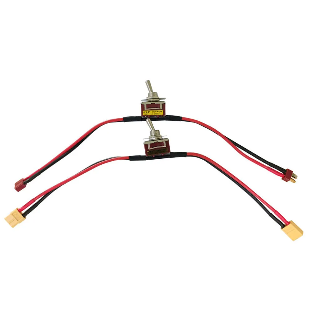 XT30/XT60/XT90/T-wtyczka zasilania wysoki prąd przełącznik wysokiego obciążenia 12AWG dla Adapter łączący silnik ESC samolotu eBike RC